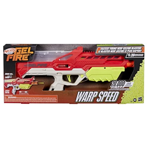 Nerf GELFIRE WARP Speed action shot during a competition