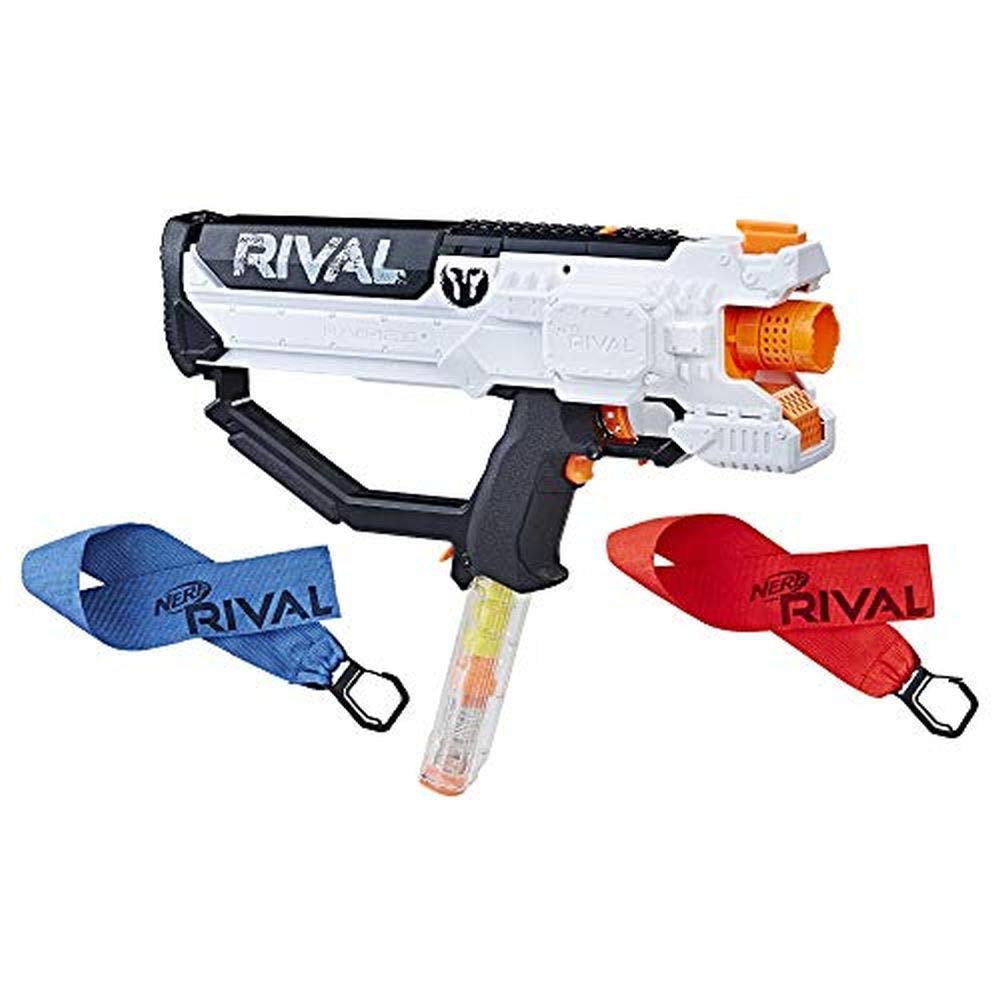 Nerf Hera MXVII 1200 White Combat Blaster side view ideal for quick target practice