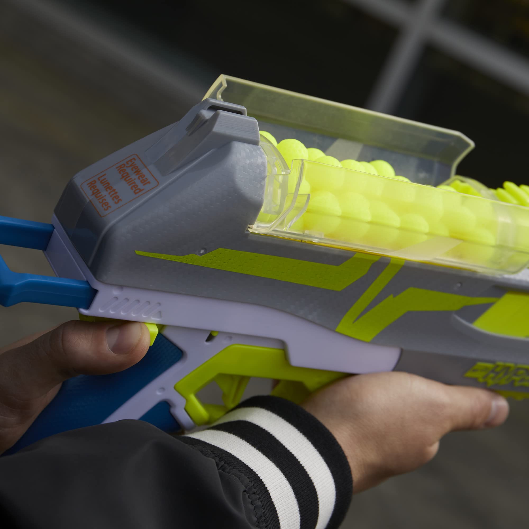 Eyewear included with the Nerf Hyper Impulse-40 for safety.