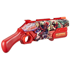 Nerf Marvel Deadpool Blaster breech-load close-up for easy loading
