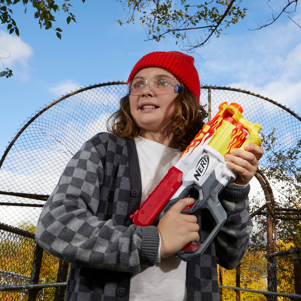 Nerf AccuStrike Mega darts designed for precision during play.