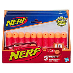 Nerf Mega Darts 10-pack compatibility with N-Strike blasters for versatile play