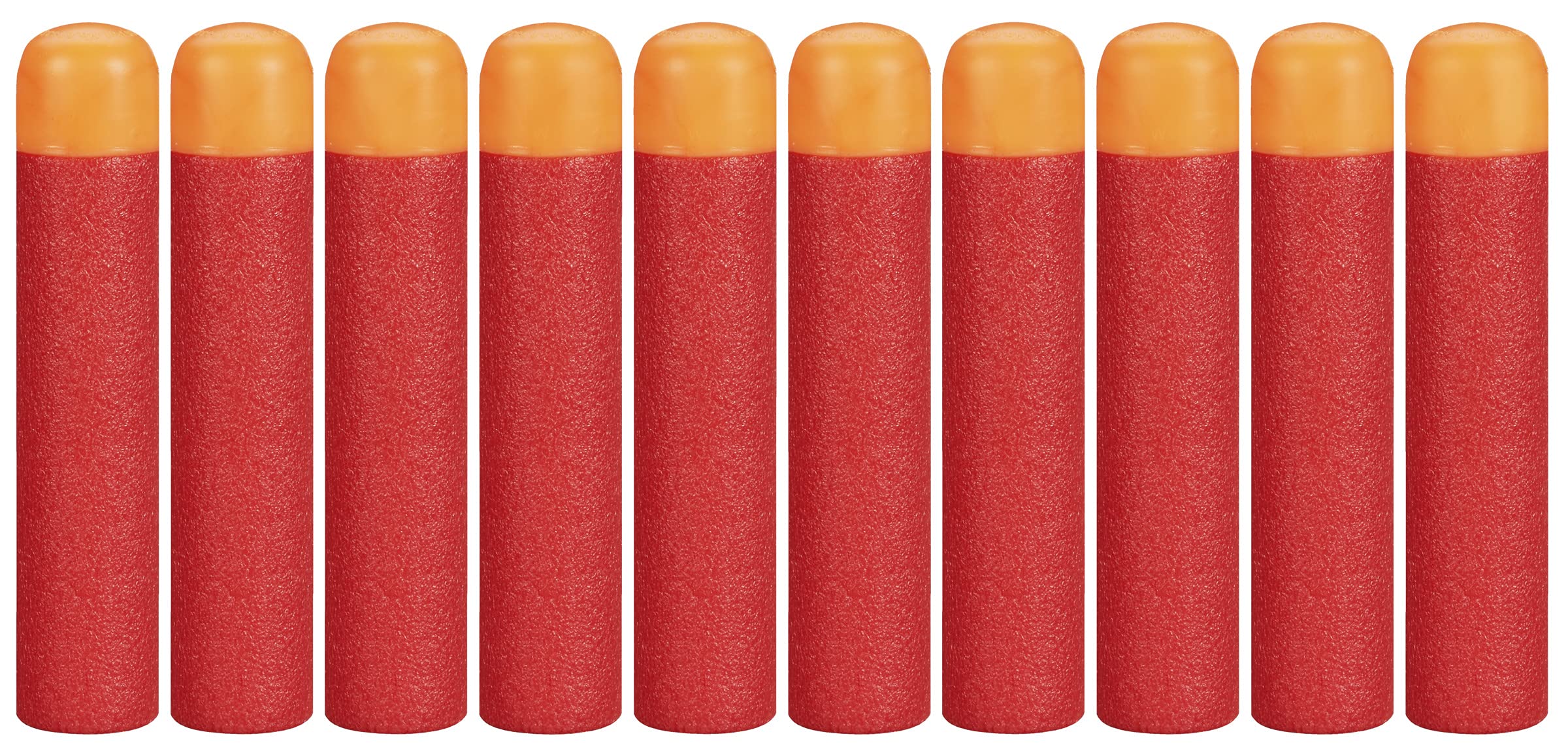 Nerf Mega Darts 10-pack packaging close-up emphasizing official Nerf branding