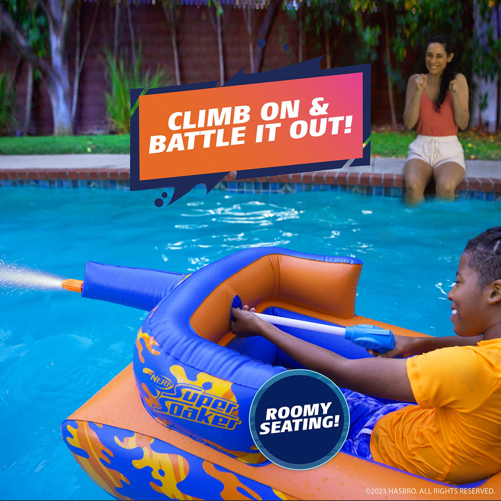 NERF Megaforce Tank durable materials and roomy seating detail