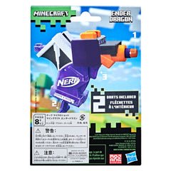 Nerf MicroShots Minecraft Ender Dragon blaster fire button for simple firing.