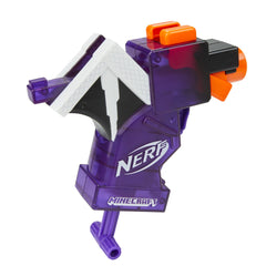 Ender Dragon blaster shown in hand for portable play on the go.