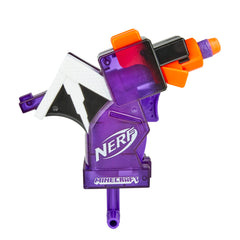 Two Nerf Elite darts ready for quick reloads with the Ender Dragon blaster.
