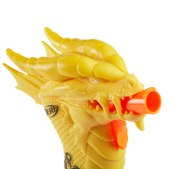 Nerf MicroShots Palarandusk Blaster back view highlights compact, portable design for games