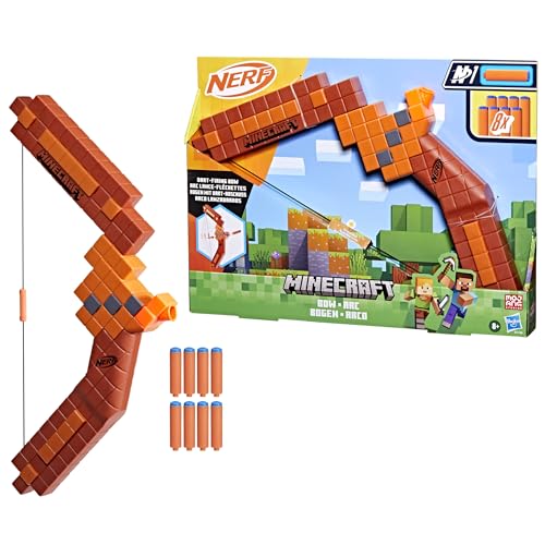 Nerf Minecraft Bow String Priming in action for authentic feel