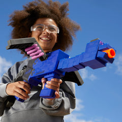 Nerf Minecraft Ender Dragon Blaster mouth-launch firing action