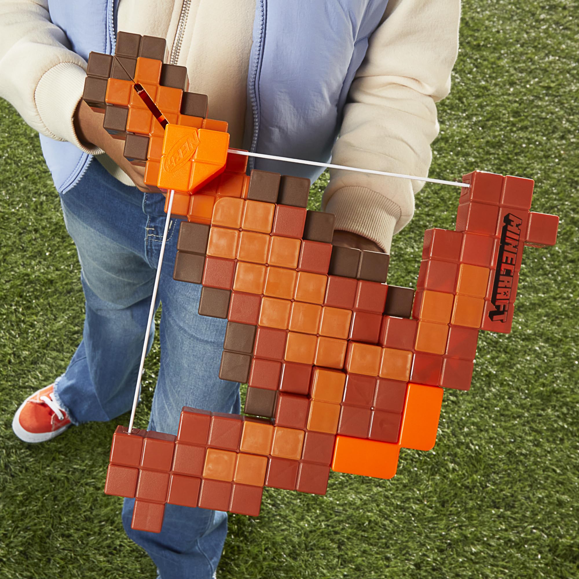 Nerf Minecraft Pillager's Crossbow indoor outdoor play