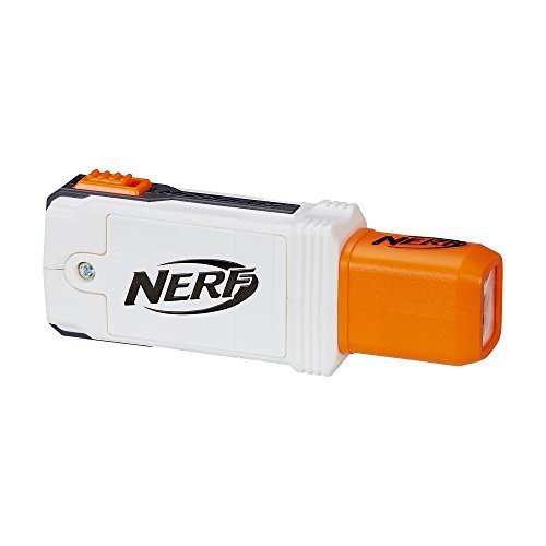Nerf Modulus Tactical Light in action during a Nerf battle.