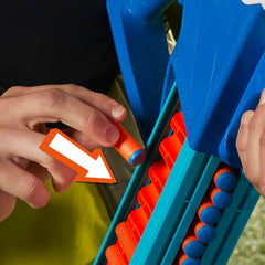 Nerf N Series Infinite Blaster 40-dart belt ready for action