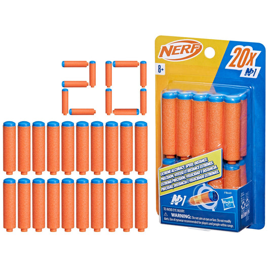 Nerf N Series N1 darts 20-pack for quick reloads during outdoor battles