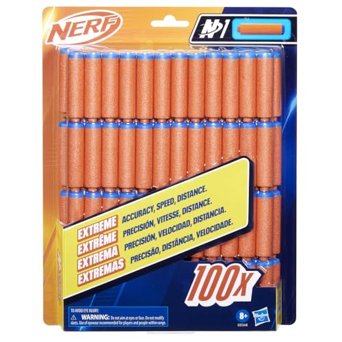 Nerf N Series N1 darts in flight showing long reach and speed.