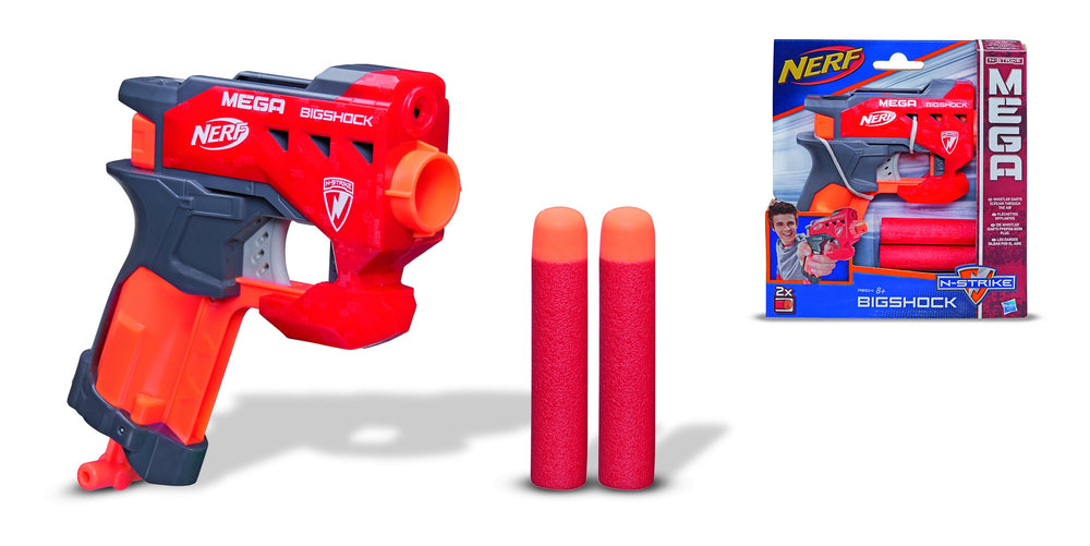 Nerf BigShock blaster designed for effortless one-handed use
