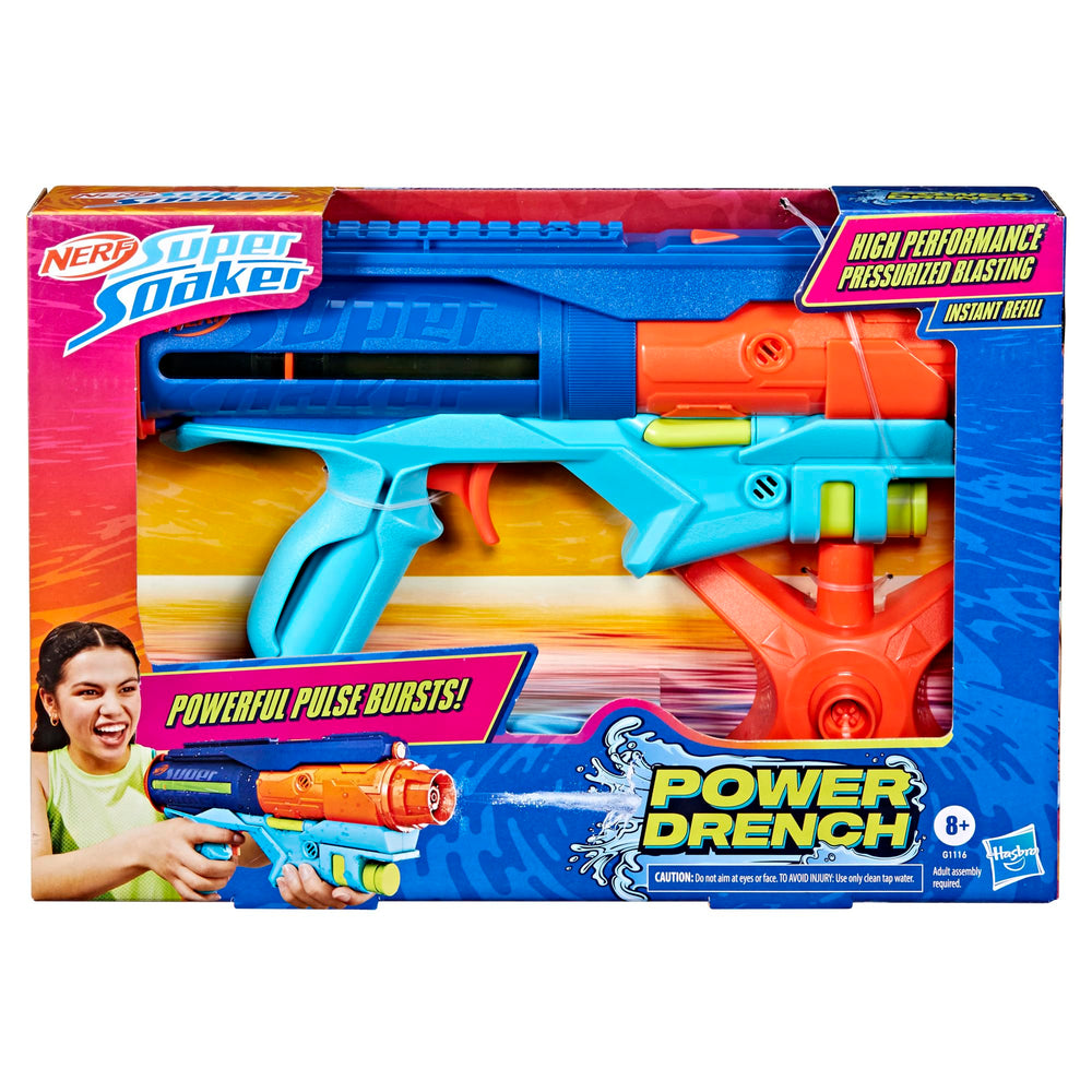 Nerf Power Drench easy fill station attached for quick pressurizing