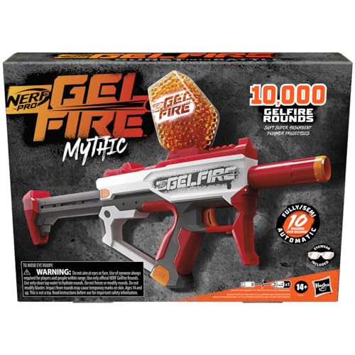 Nerf Pro Gelfire 800-round hopper attached for extended gameplay
