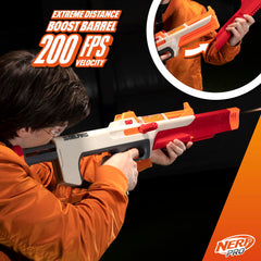 Nerf Pro Gelfire 100-round hopper ready for rapid-fire action.