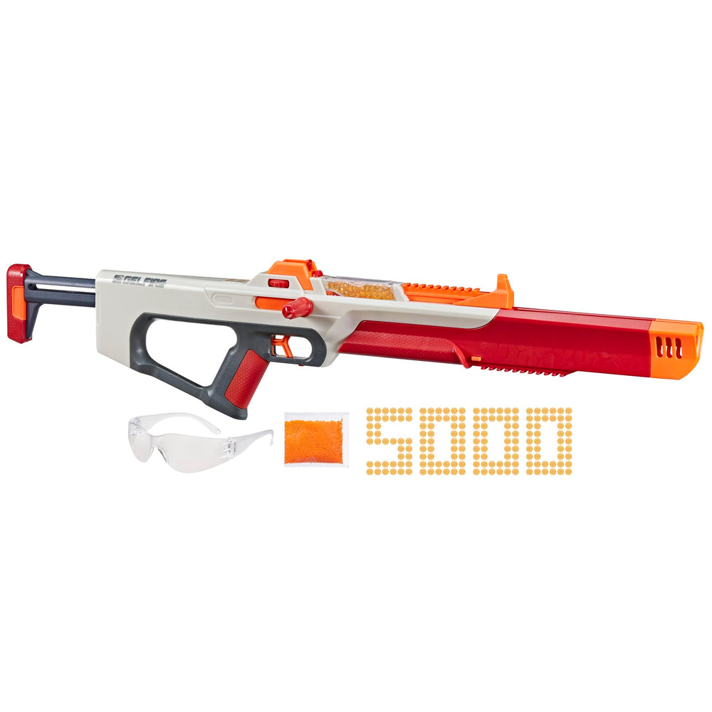 Nerf Pro Gelfire Ghost Bolt Action with removable boost barrel for longer range.
