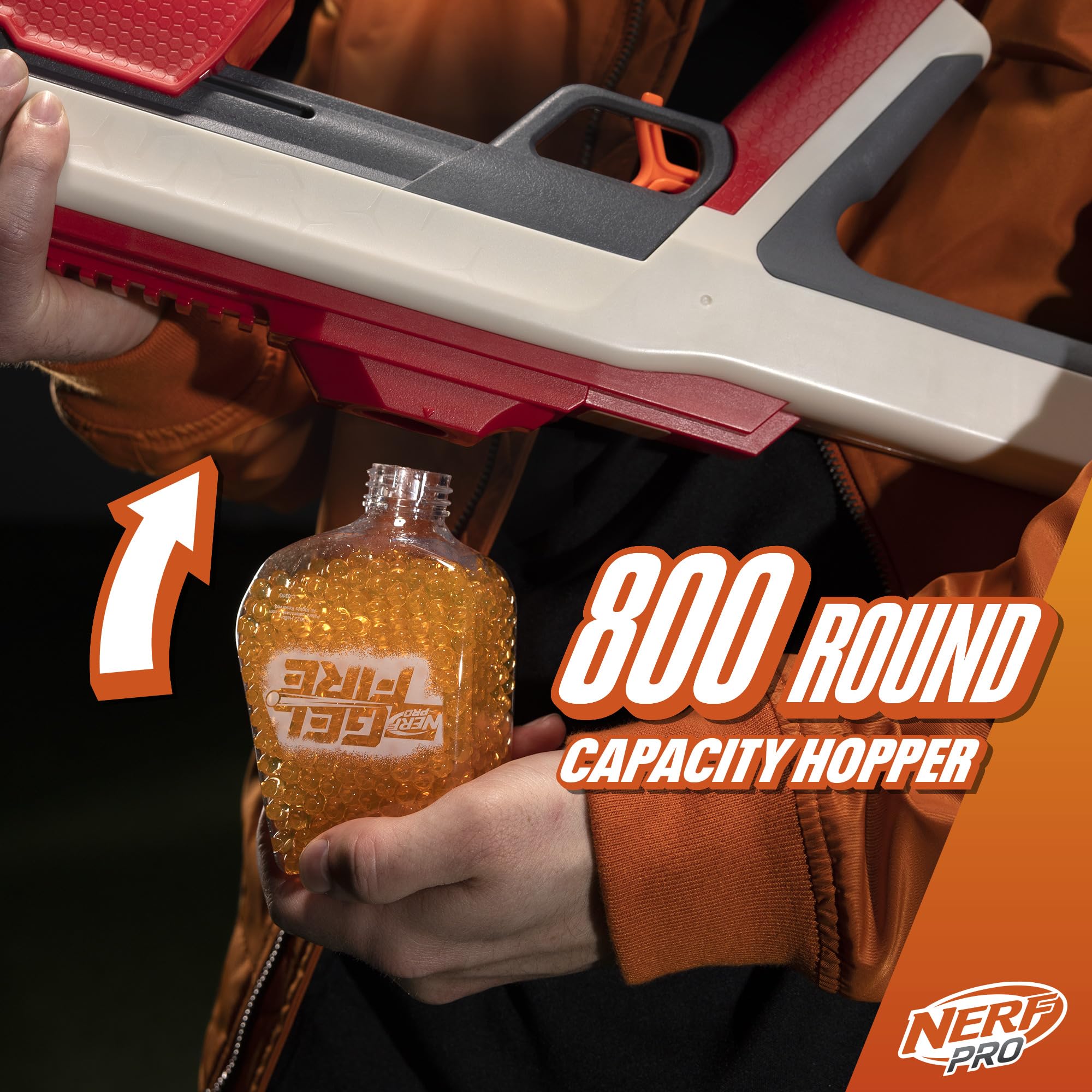 NERF Pro Gelfire Hydration Step illustrating how to hydrate rounds