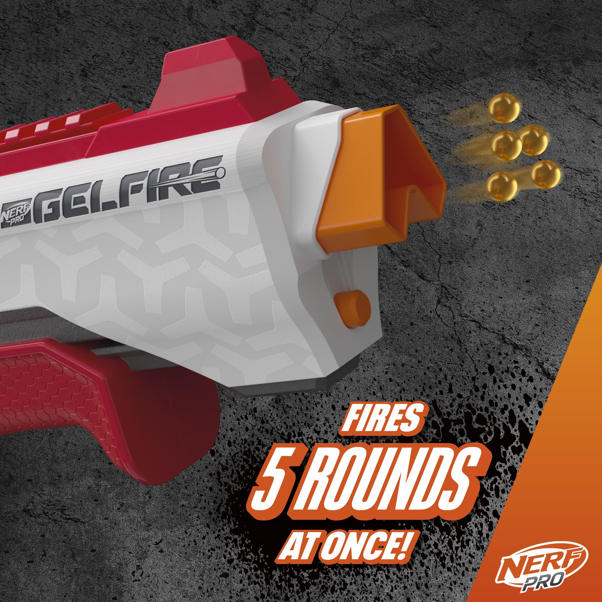 NERF Pro Gelfire Raid Hopper with 800 rounds, ready for long play