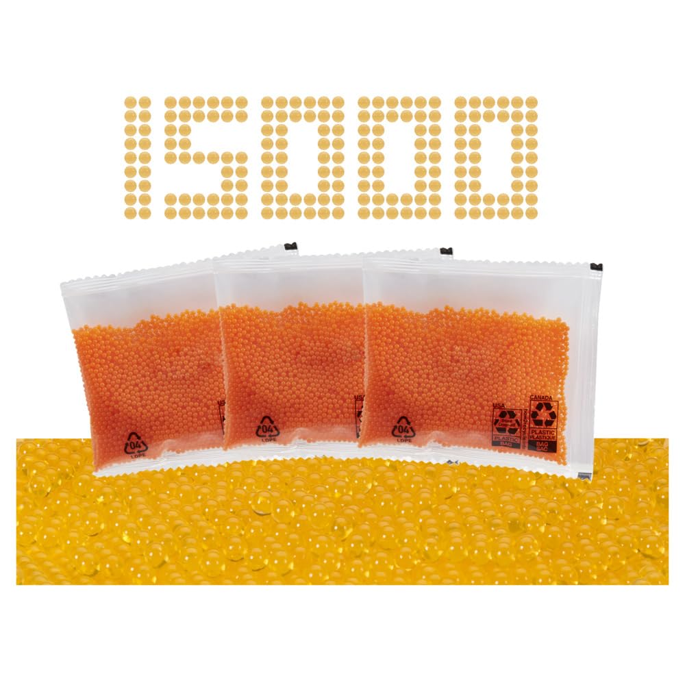 Nerf Pro Gelfire refill with 15,000 rounds ready for extended outdoor battles.
