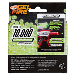 Nerf Pro Gelfire rounds burst on impact, reducing cleanup after play.
