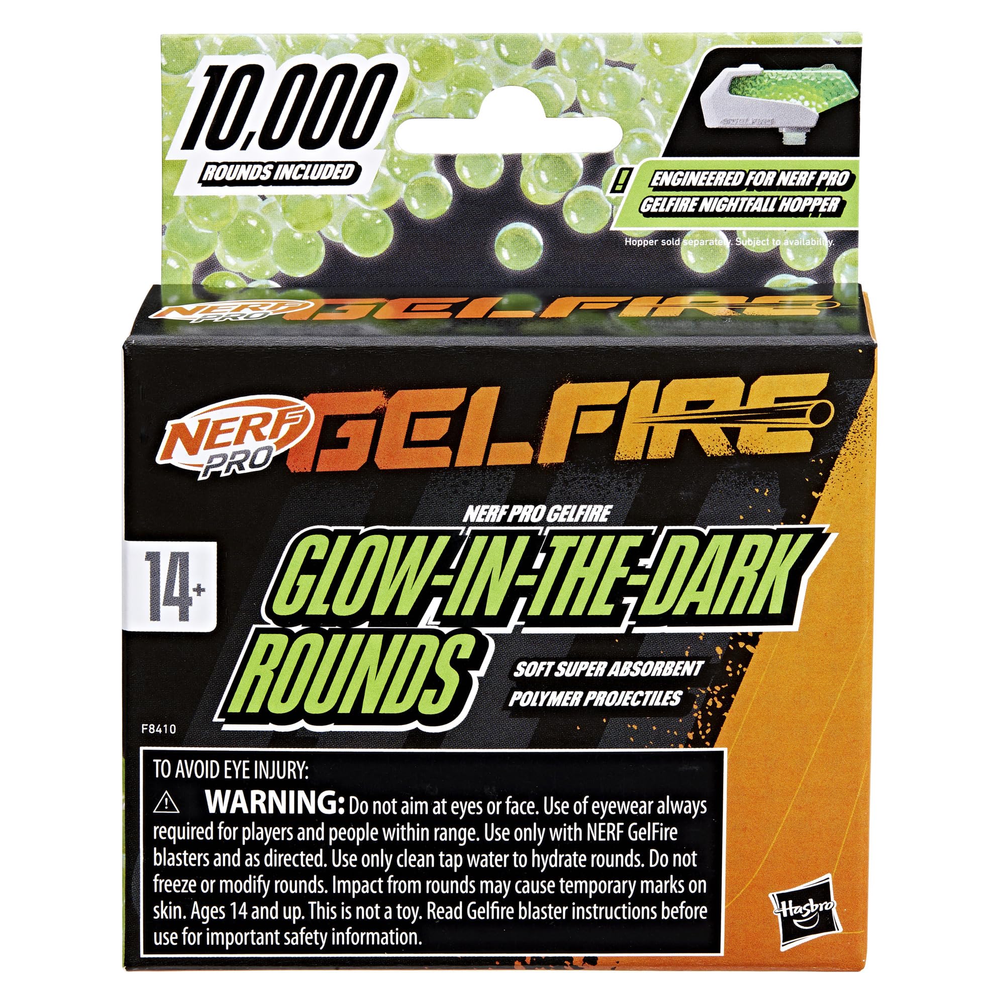 Nerf Pro Gelfire rounds hydrate to expand for fast outdoor battles.