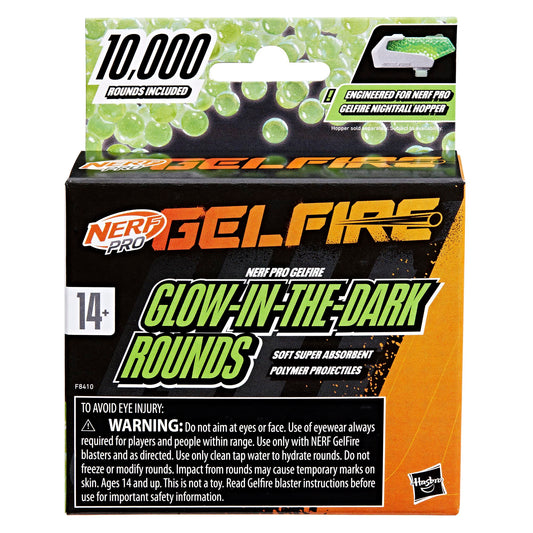 Nerf Pro Gelfire rounds hydrate to expand for fast outdoor battles.
