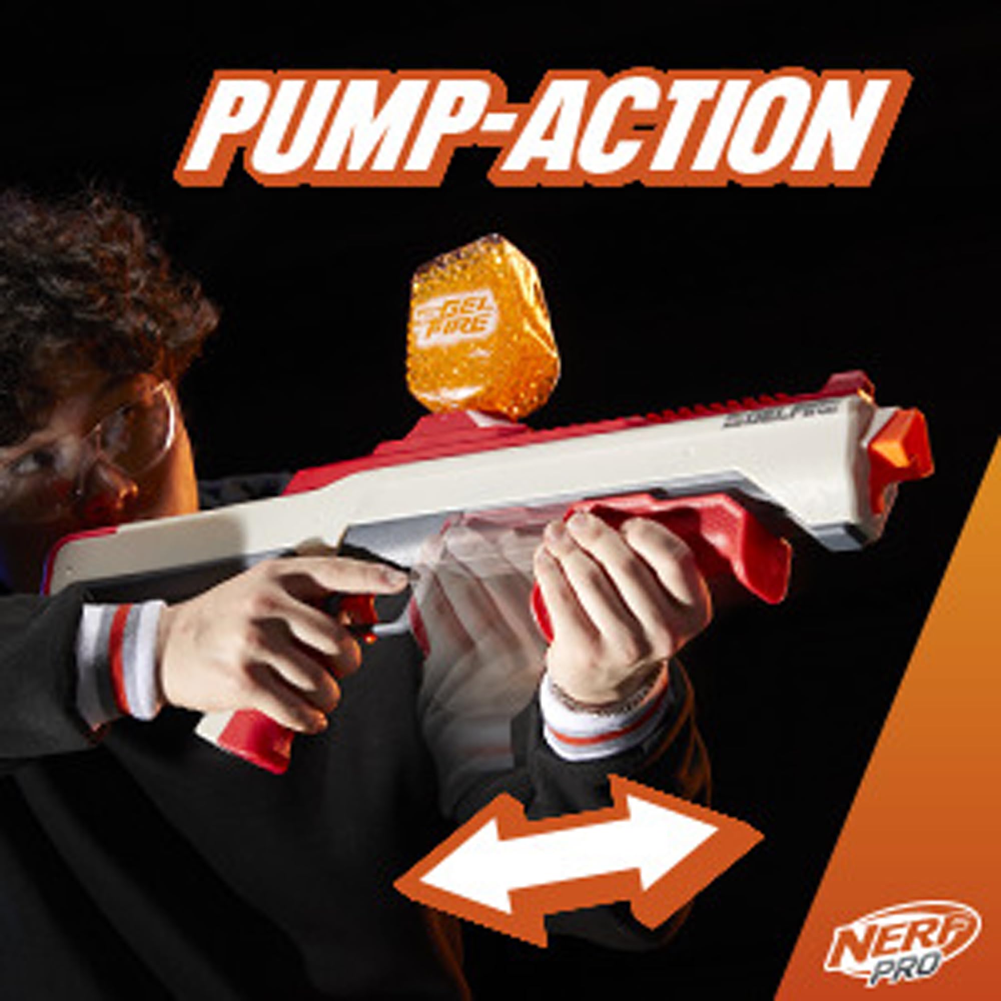 NERF Pro Gelfire Velocity up to 150 FPS for strong hits