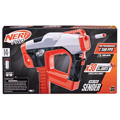 Nerf Pro Sender 15-dart magazine, compact and easy to swap during matches.