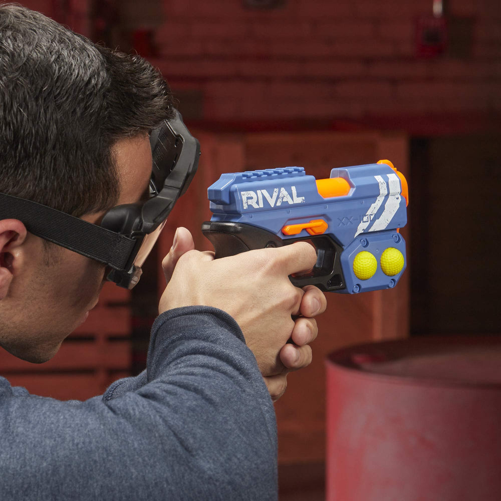 Blue Team action-ready blaster optimized for close-quarters play