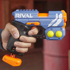 Includes two Official Rival rounds with the XX-100 blaster
