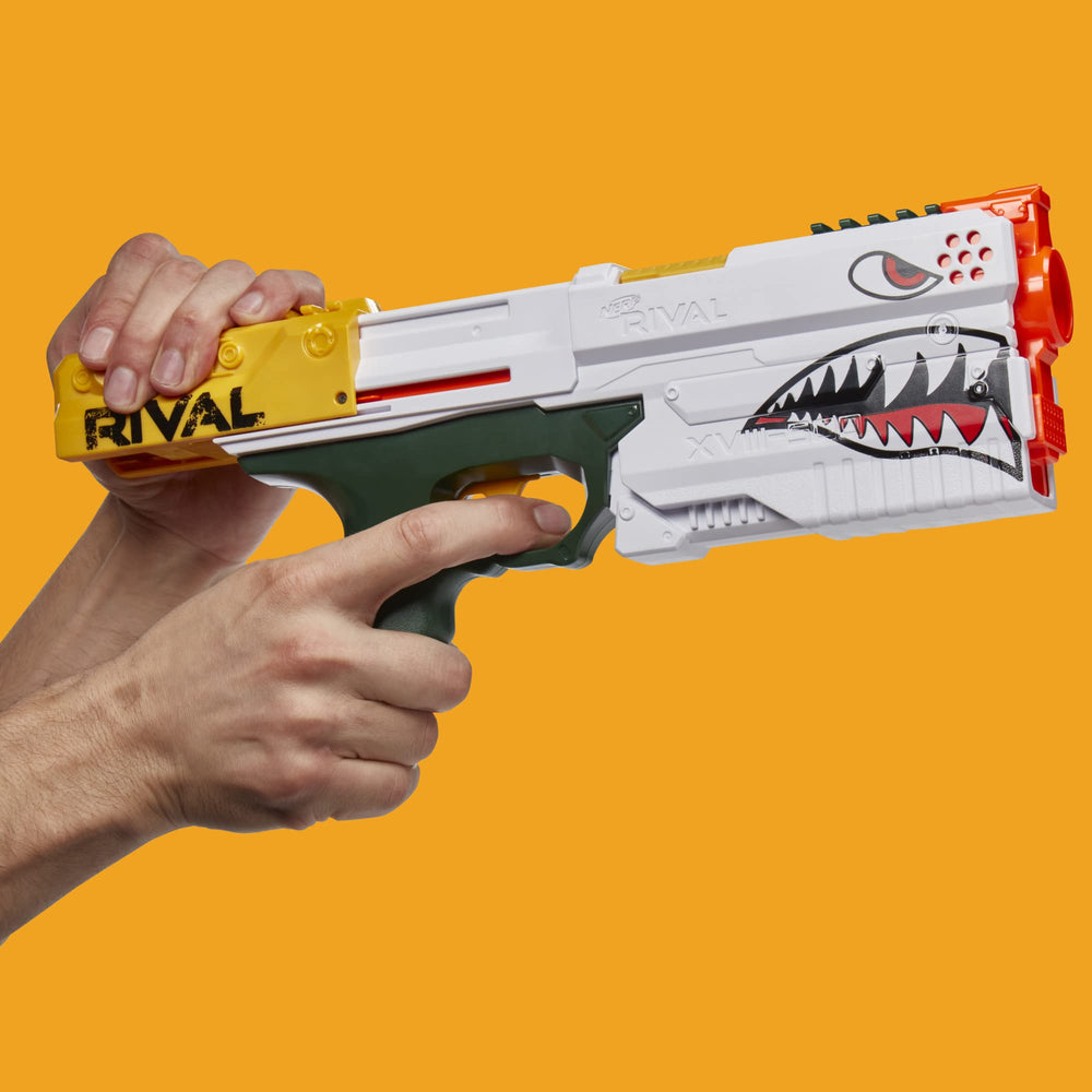 NERF Rival Kronos XVIII-500 packaging is recyclable and easy to open
