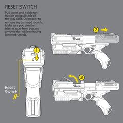 NERF Rival Kronos XVIII-500 tactical rail for accessories expands loadout