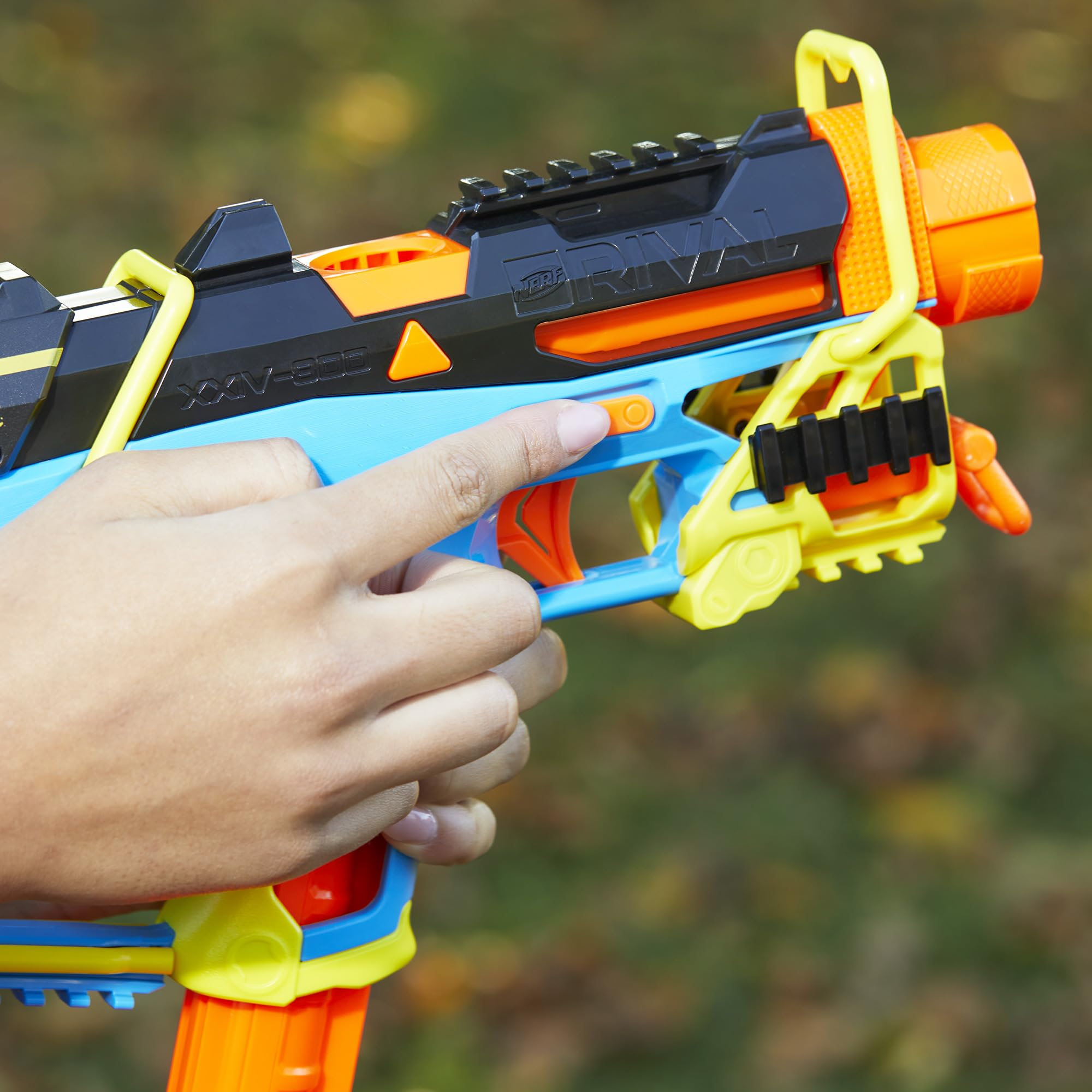 Breech-load capability speeds reloads during fast-paced games