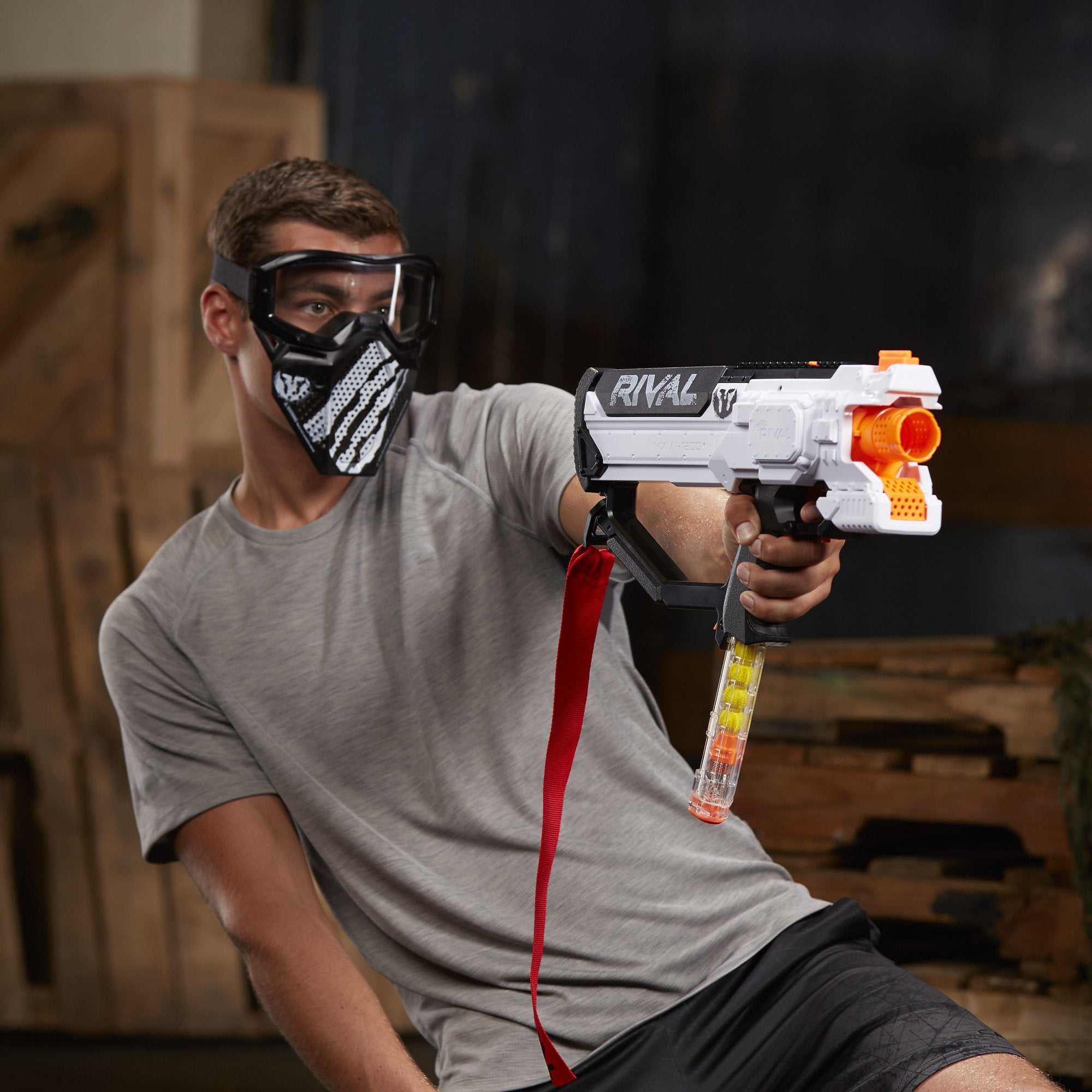 Nerf Rival Phantom Corps mask makes a great teen gift for Nerf battles.