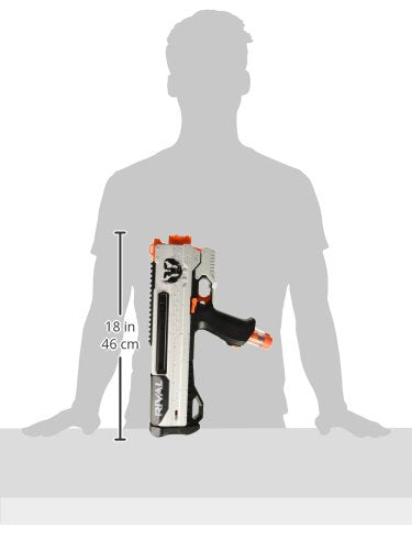 Nerf Rival Phantom Corps Helios XVIII-700 seven darts and seven-round magazine included.