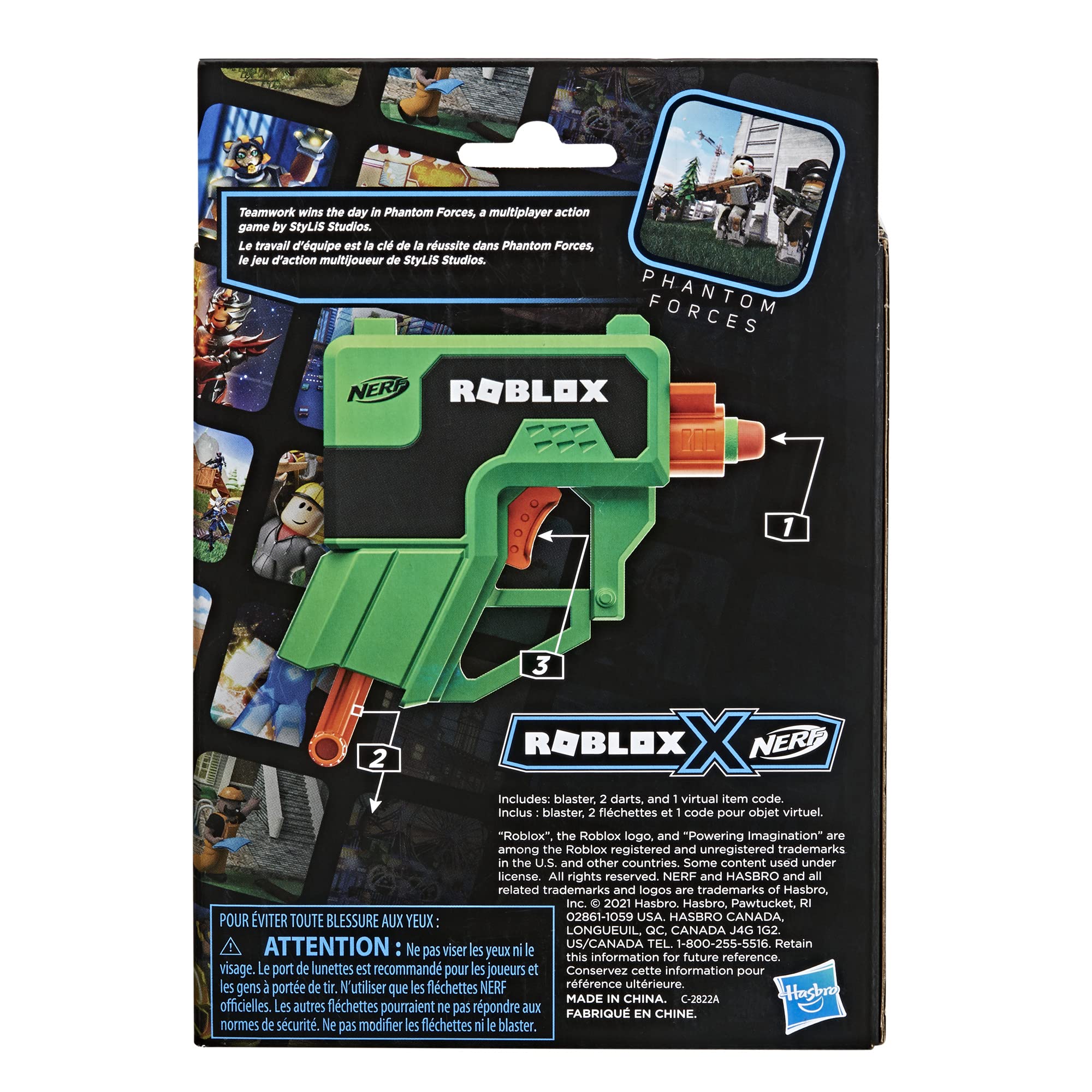 Nerf Roblox Boxy Buster display-ready battle kit for collection