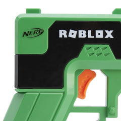 Nerf Roblox Boxy Buster blaster side view highlighting pull-down priming