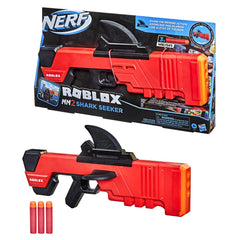 Nerf Shark Seeker trigger action delivers accurate darts for action-packed play