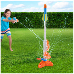 Nerf SkyBlast front view shows the target sprinkler for outdoor water play