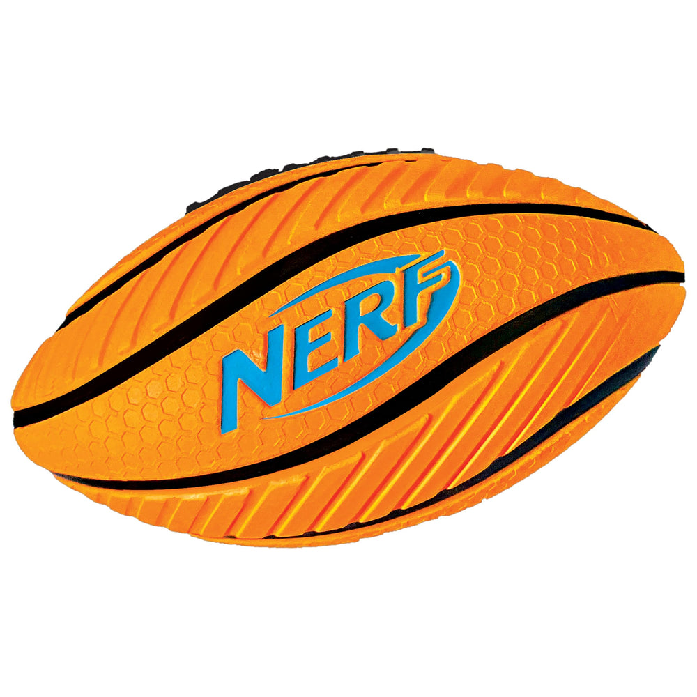 Nerf Spiral Grip Football with spiral grip improves throwing control