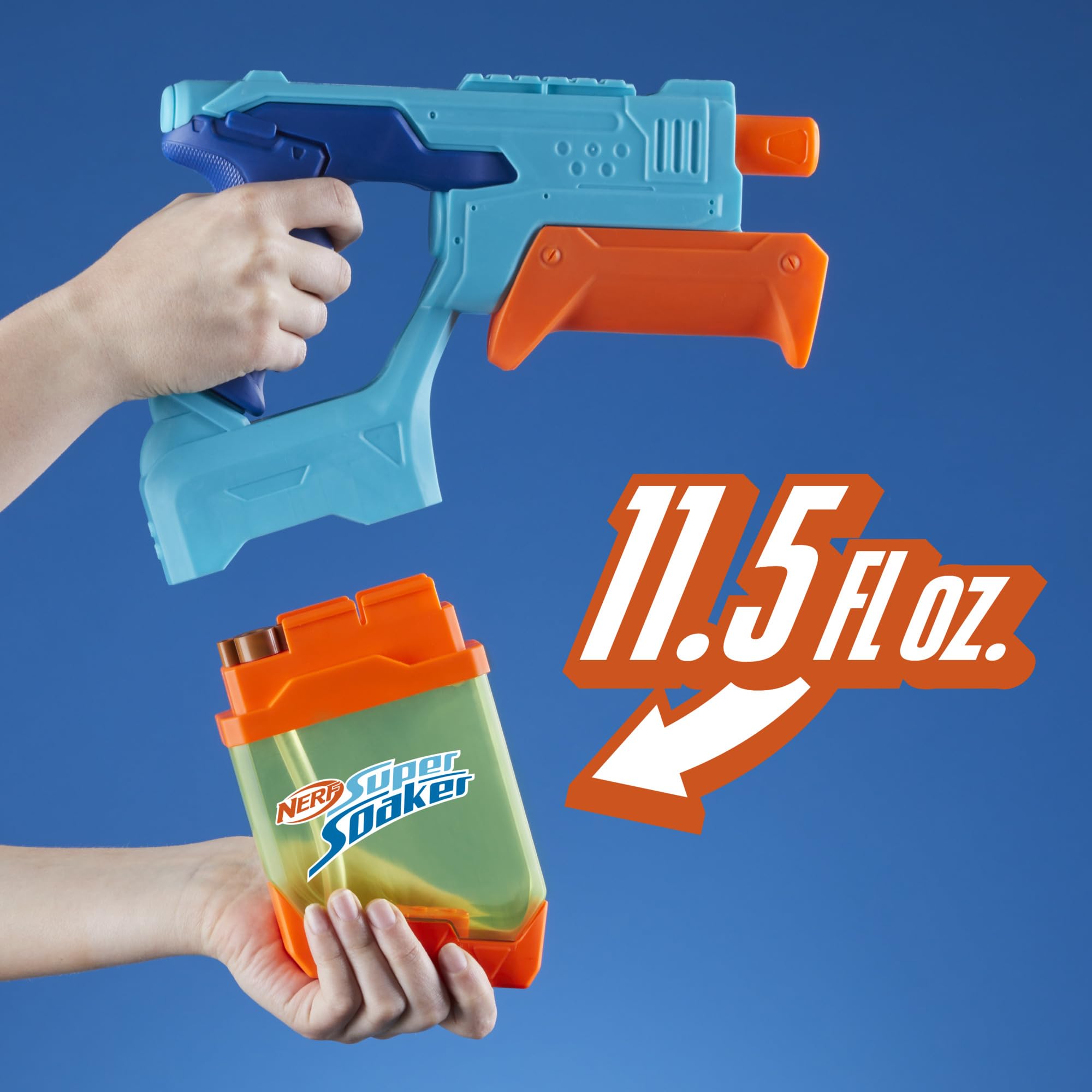 Kids enjoy Nerf water games with the Dunk-Fill 2-Pack outdoors.