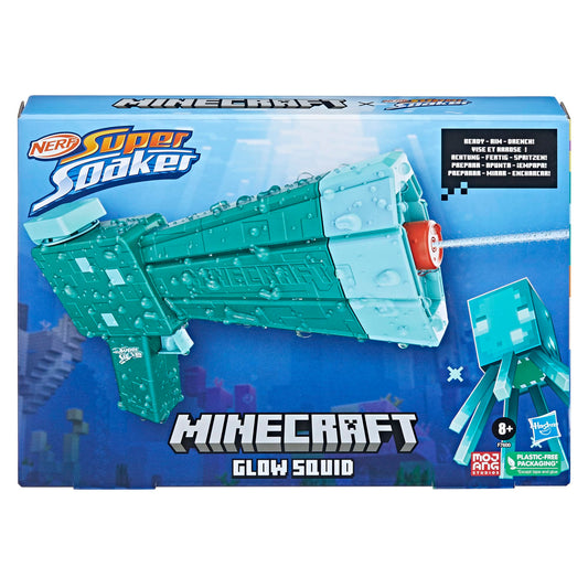Nerf Super Soaker Minecraft Dungeons Squid Mob design appeals to Minecraft fans