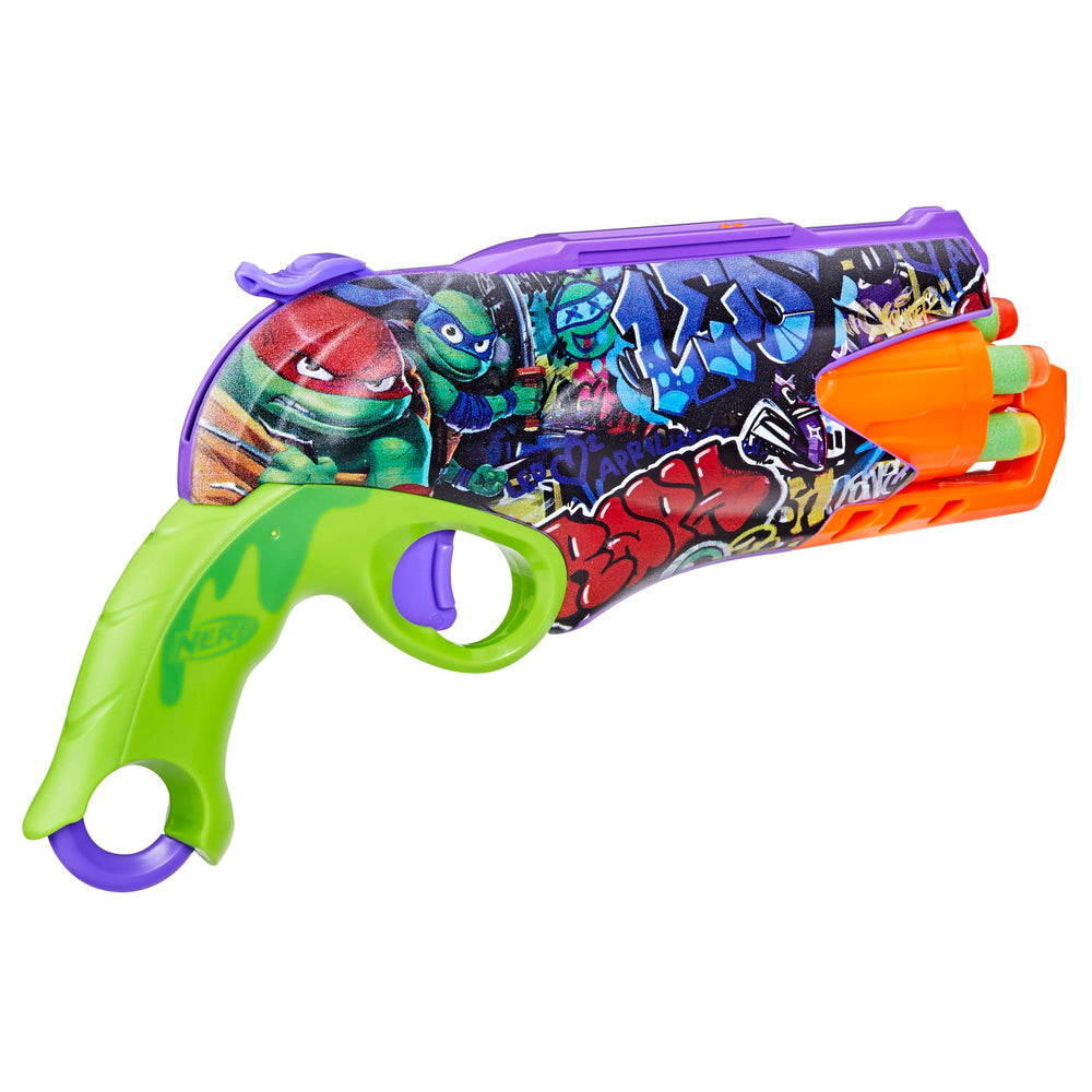 Nerf TMNT blaster outdoors for active play and battles