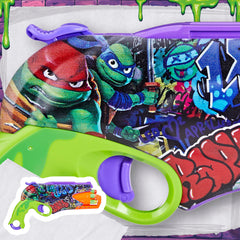 Nerf TMNT blaster rear view highlighting compact grip