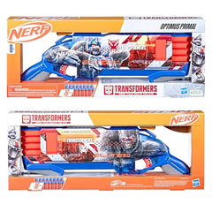 Nerf Transformers Optimus Primal blaster with included darts ready to go