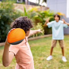 Perfect first football for kids learning grip, throw, and catch basics.